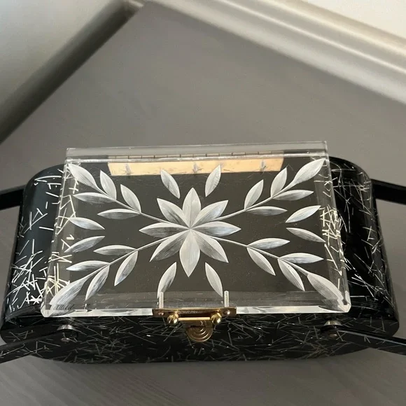 Florida Handmade Made in Miami Lucite Vintage Purse - Picture 8 of 11